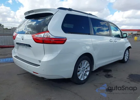 2015 Toyota Sienna Limited Premium 7 Passenger from USA, damaged, VIN 5TDDK3DC5FS098174